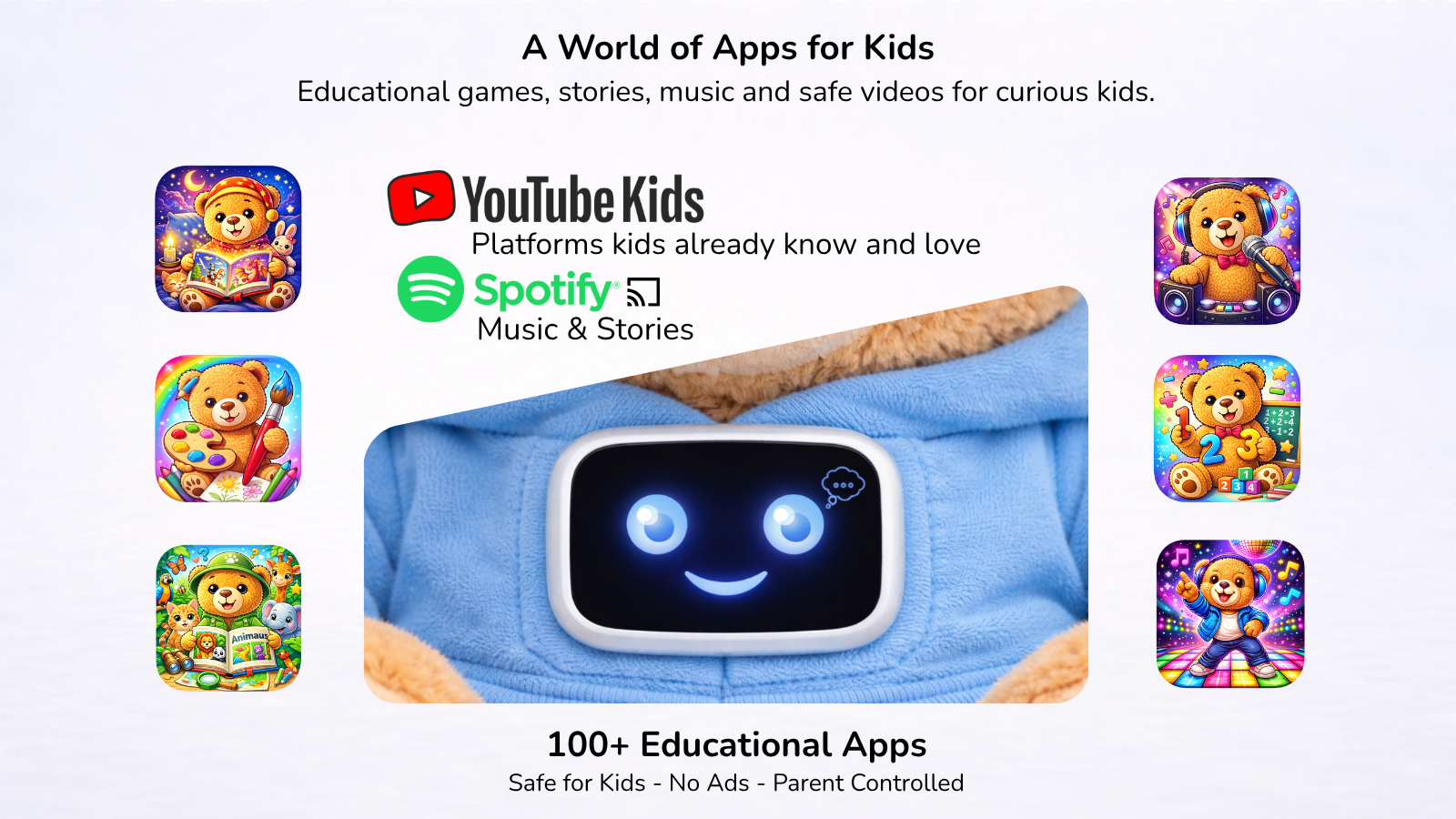 Applications Teddy pour les enfants